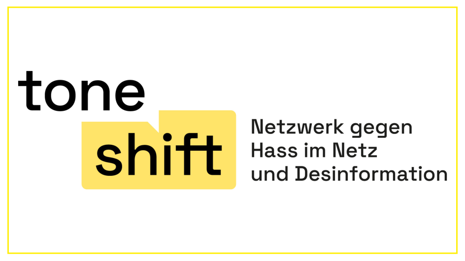 Logo von toneshift – Netzwerk gegen Hass im Netz und Desinformation